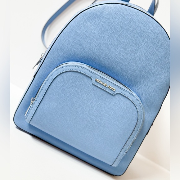 Michael Kors Jaycee Large Backpack Blue /Silver - Picture 13 of 13